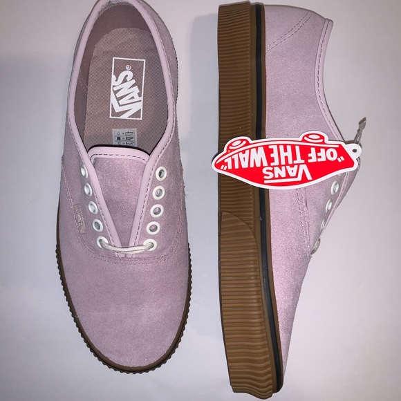 Vans Shoes - NWB Vans Authentic Suede Violet Emboss Sneakers